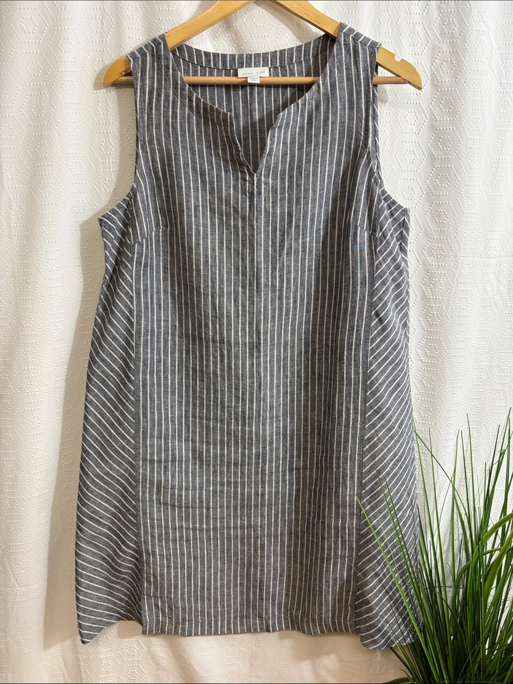 J Jill Pure Linen sleeveless Dress medium